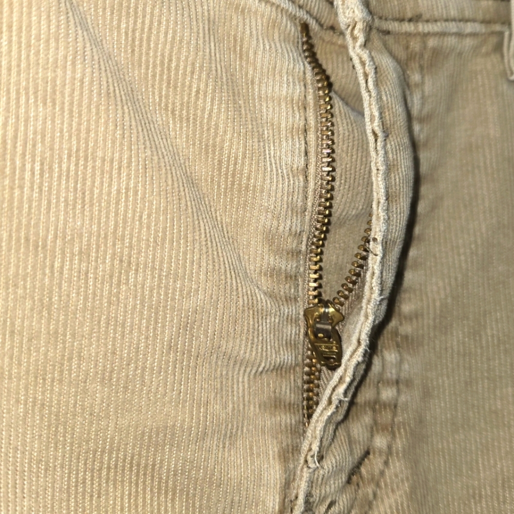 Levi's Y2K Corduroy Maxi Skirt A-line Boho Tan Women's Size Medium Juniors 11 - Picture 6 of 13